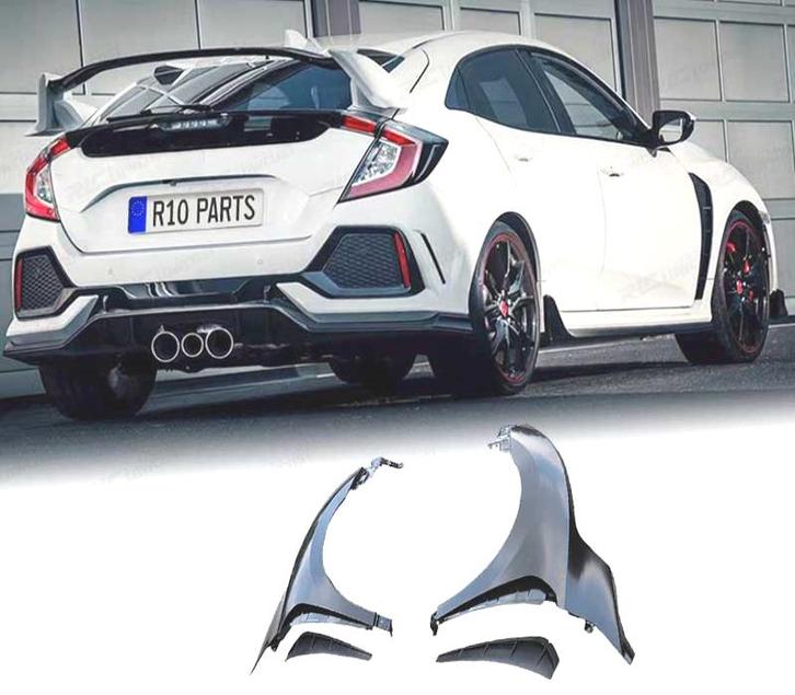 AILES AVANT POUR HONDA CIVIC TYPE R 16-20 MÉTAL, Auto-onderdelen, Carrosserie, Verzenden