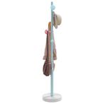 vidaXL Kapstok 172 cm gepoedercoat ijzer blauw, Huis en Inrichting, Woonaccessoires | Kapstokken, Verzenden, Nieuw