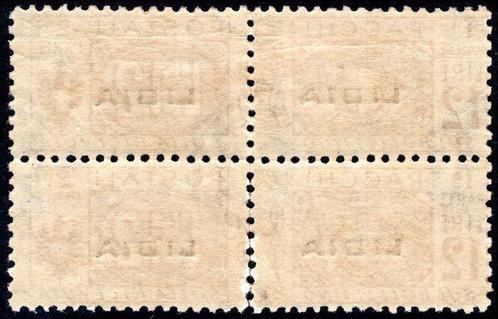 Libye italienne 1924 - 12 lires, Bruno Rosso, en quatrain, Postzegels en Munten, Postzegels | Europa | Italië