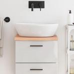 vidaXL Wastafelblad 40x30x(2-4) cm behandeld massief hout, Huis en Inrichting, Keuken | Keukenelementen, Verzenden, Nieuw