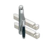 Pomp-espagnolet Ton Ebben glans nikkel inclusief 2 stangen, Nieuw