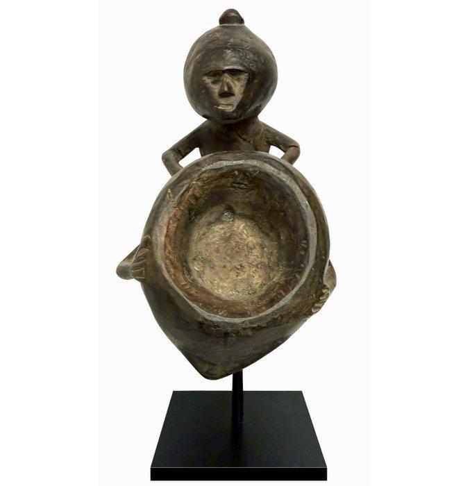 ceremonieel mortier datu - gif maalschotel - Batak -, Antiquités & Art, Art | Art non-occidental