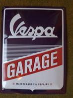 Garage Vespa/Vespa Garage - Plaque (1) - Métal