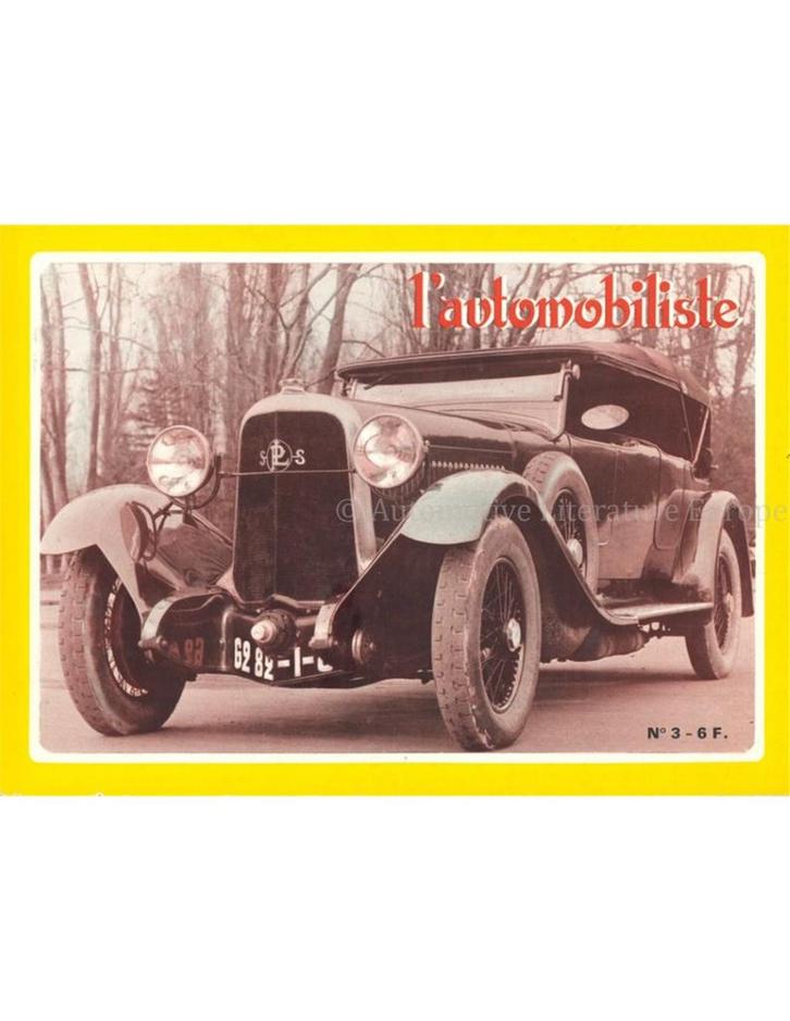 1967 LAUTOMOBILISTE MAGAZINE 03 FRANS, Livres, Autos | Brochures & Magazines
