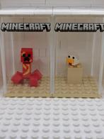 Lego - LEGO NEW Creeper, Chicken minifigure in display case, Nieuw