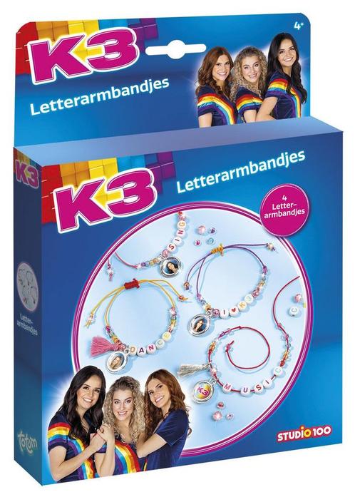 K3 Letter Armbanden Maken, Hobby & Loisirs créatifs, Articles de fête, Envoi