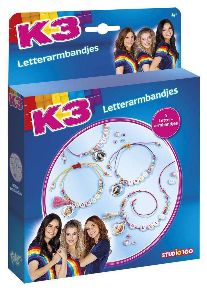 K3 Letter Armbanden Maken, Hobby en Vrije tijd, Feestartikelen, Nieuw, Verzenden