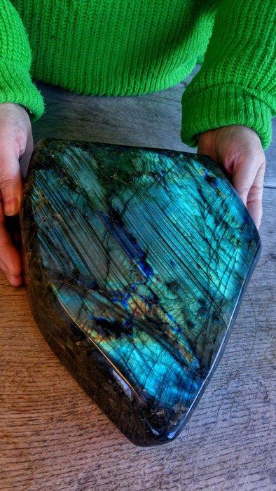 labradoriet 7 kg - Grote Zilveren - Goudgroene opaal +, Collections, Minéraux & Fossiles