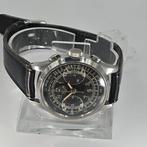 ED. Heuer & Co. - Stahl Chronograph - schwarzes Gilt