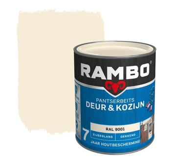 Rambo Pantserbeits Deur & Kozijn Dekkend RAL 9001 | Crèmewit, Verzenden