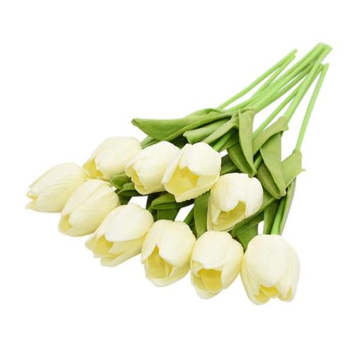 Kunst Boeket - Tulpen Zijden Bloemen Tulp Luxe Boeketten, Huis en Inrichting, Woonaccessoires | Kunstplanten en Kunstbloemen, Nieuw