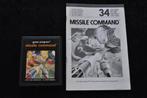 Missile command Atari 2600 Met Manual, Consoles de jeu & Jeux vidéo, Jeux | Atari, Verzenden