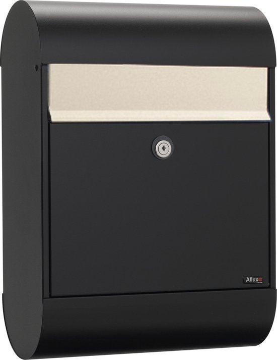 2dekans | Allux 6000 zwart/zilver brievenbus, Tuin en Terras, Brievenbussen, Ophalen of Verzenden