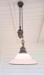 Pendellamp in hoogte verstelbaar - Plafondlamp - Messing,, Antiek en Kunst