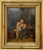 Otto Edmund Günther (1838-1884) - Left In Charge, Antiek en Kunst