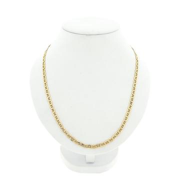 Massief gouden marine schakel ketting | 45,5 cm beschikbaar voor biedingen