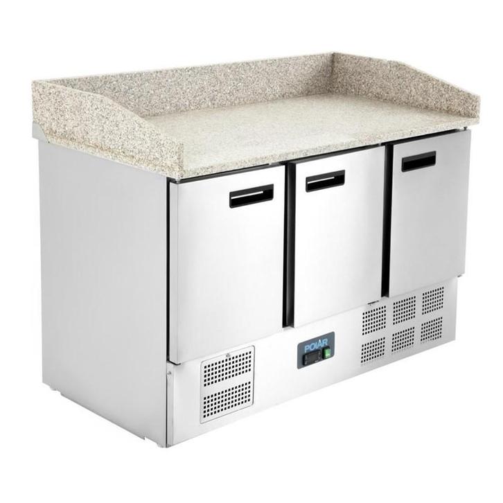 Polar G-serie pizza koelwerkwerkbank met granieten werkblad, Zakelijke goederen, Horeca | Keukenapparatuur, Koelen en Vriezen