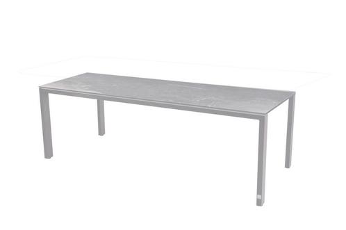 4 Seasons Outdoor Goa tafel frost grey met keramisch blad, Tuin en Terras, Tuinsets en Loungesets
