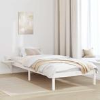 vidaXL Bedframe met nachttafels Wit Wit, Verzenden, Nieuw