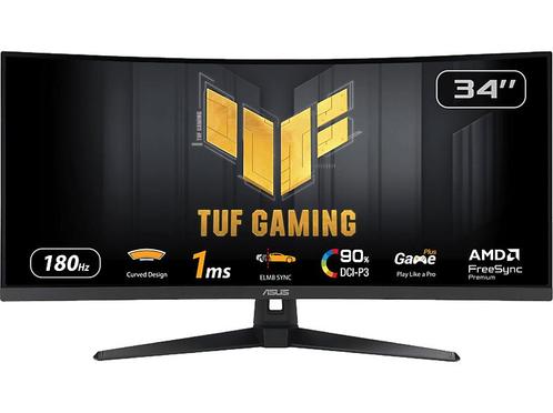 Asus - WQHD Gaming monitor - 34 inch - Zwart, Computers en Software, Monitoren, VA, 1 tot 2 ms, Nieuw, Verzenden