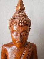 Prachtig Indisch Houtsnijwerk - Boeddha - in Suarhout -, Antiek en Kunst
