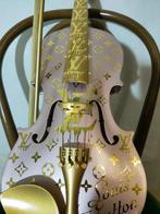 fp pop art - Louis vuitton violon rose metalic, Antiek en Kunst
