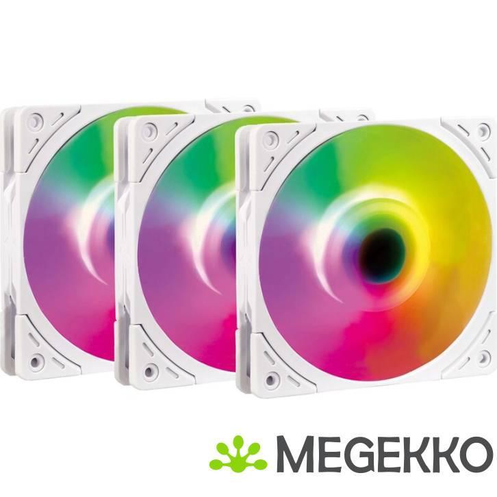 Scythe Wonder Tornado -  120MM - 3 PACK - White - ARGB, Informatique & Logiciels, Refroidisseurs d'ordinateur, Envoi
