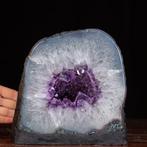 Drusa - Grote kwartskristallen Amethist Druse - Hoogte: 220, Verzamelen