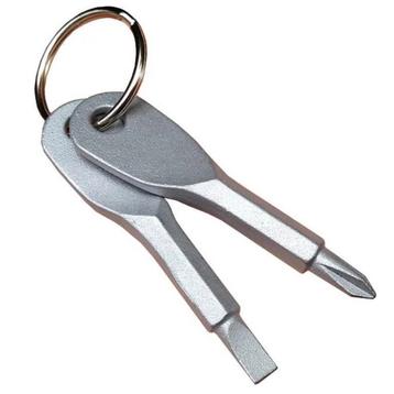 Fako Bijoux® - Schroevendraaier Sleutelhanger - Platkop en beschikbaar voor biedingen