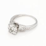 Bague - 18 carats Or blanc Diamant (Naturelle), Bijoux, Sacs & Beauté, Bagues
