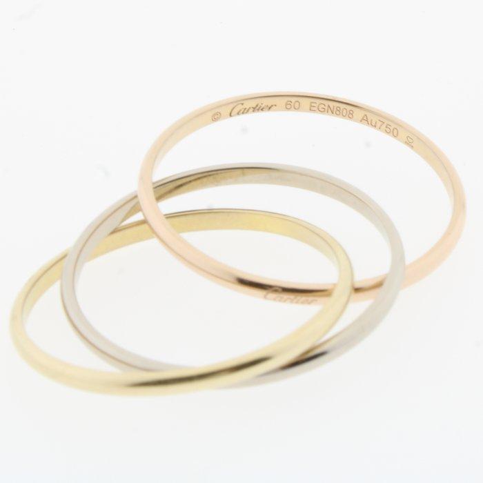 Cartier - Ring - Trinity - 18 karaat Roségoud, Geel goud,, Bijoux, Sacs & Beauté, Bagues