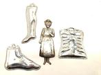 Ex-voto (4) - Lot de 4 ex-voto représentant bustes et jambes