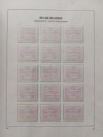 België - BELGIE - Davo de Luxe Frankeervignetten, Gestempeld