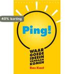 Ping! Waar goede ideeën vandaan komen 9789028426436 Bas Kast, Boeken, Verzenden, Zo goed als nieuw, Bas Kast