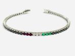 Bracelet - 18 carats Or blanc -  9.20ct. tw. Diamant, Bijoux, Sacs & Beauté, Bijoux anciens
