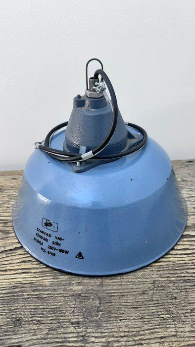 Plafondlamp - Metaal - Vintage industriële emaille, Antiek en Kunst, Antiek | Wandborden en Tegels