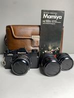 Mamiya NC1000s + 50mm 1.7 +  28mm 2.8 + 135mm 2.8 Single, Audio, Tv en Foto, Fotocamera's Analoog, Nieuw