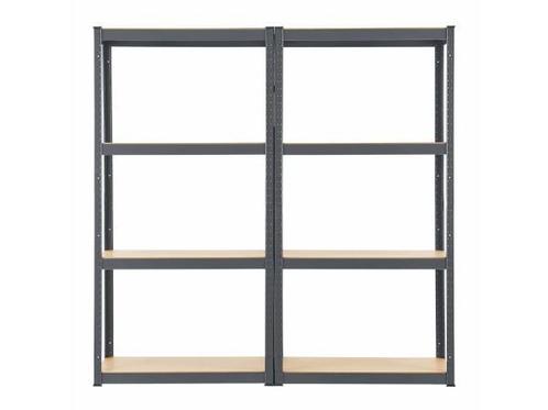 Veiling - 2 stuks Magazijnstelling / Opbergrek - Easy - Grij, Huis en Inrichting, Kasten | Stellingkasten, Nieuw