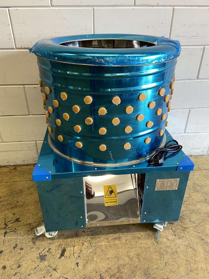 RVS Verrijdbare gevogelte plukmachine 300 stuks/uur 230V, Zakelijke goederen, Horeca | Keukenapparatuur, Ophalen of Verzenden