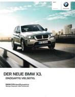 2011 BMW X3 BROCHURE DUITS, Boeken, Nieuw, Ophalen of Verzenden