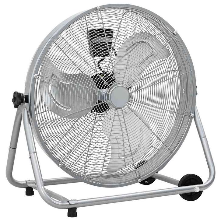 vidaXL Trommelventilator met wiel 73 x 42 x 70 cm Aluminium, Elektronische apparatuur, Airco's, Nieuw, Verzenden