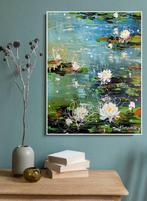 Aliaksandra Tsesarskaya - Water lilies, Antiek en Kunst