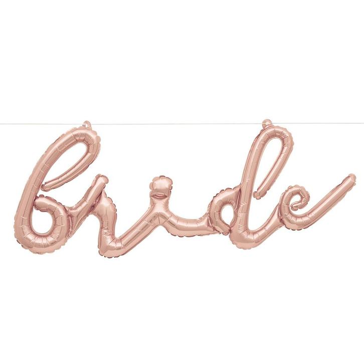 Bruiloft Ballon Rose Goud Folie 3m, Hobby en Vrije tijd, Feestartikelen, Nieuw, Verzenden