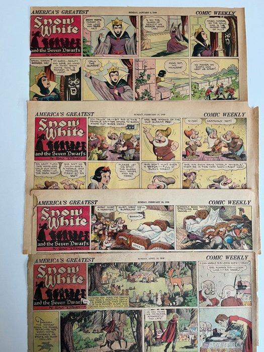 Snow White - Mickey Mouse - 99 Krantenpaginas en strips -, Livres, BD | Comics
