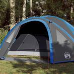 vidaXL Koepeltent 4-persoons waterdicht blauw, Verzenden, Nieuw