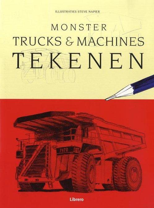 Trucks en machines tekenen 9789089980113, Livres, Loisirs & Temps libre, Envoi