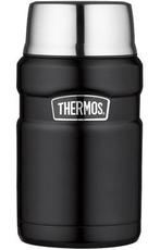 NIEUW - Thermos King 710 ml mat zwart, Verzenden