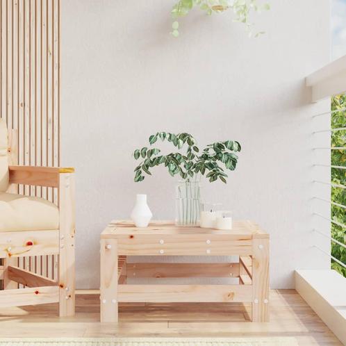 vidaXL Tuinvoetenbank massief grenenhout, Tuin en Terras, Tuinsets en Loungesets, Nieuw, Verzenden