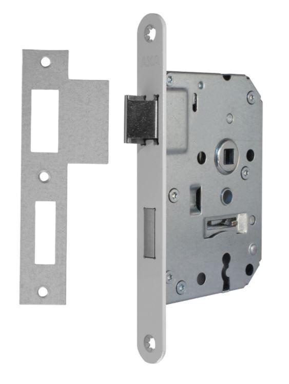 AXA dag-nachtslot klavier SL56 met witte voorplaat, Doe-het-zelf en Bouw, Hang- en Sluitwerk, Klink of Kruk, Nieuw, Overige materialen