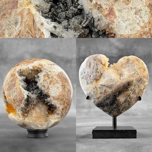 GEEN RESERVEPRIJS - Geweldig paar kristalkwarts - Bol en, Antiek en Kunst, Kunst | Designobjecten